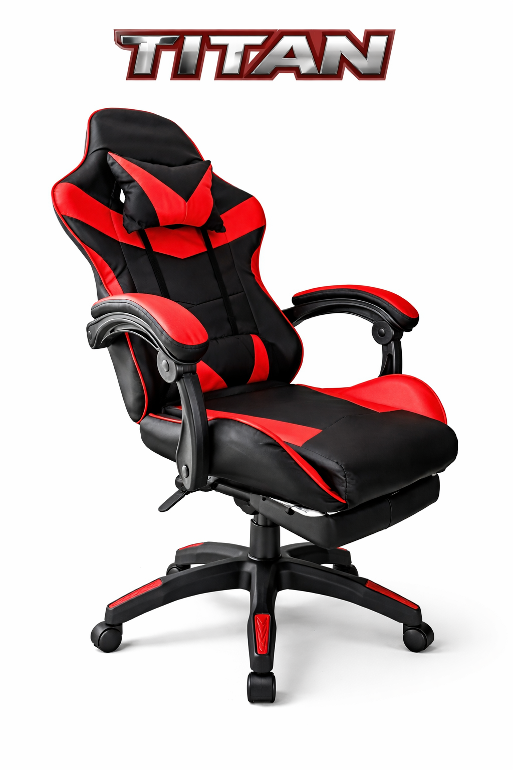 Silla Gamer Titan  con reposa pies Reclinable