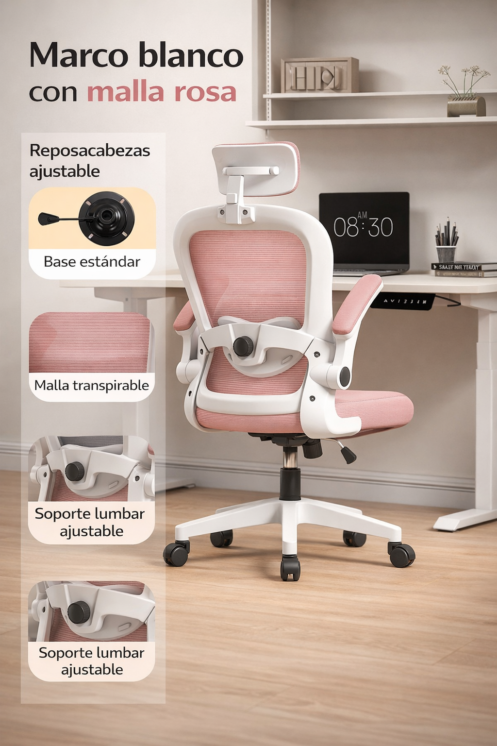 Silla Orion Soporte lumbar y soporte de cabeza